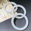 和田玉白玉手镯52-53